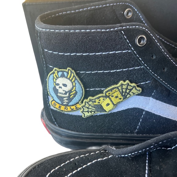 Size 8 - VANS Elijah Berle x Skate Sk8- Decon High Black - Picture 3 of 12